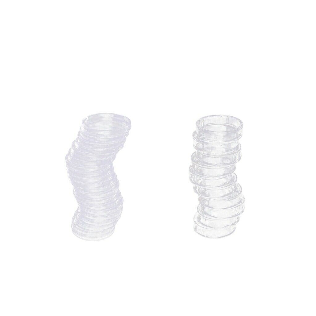 40pcs Plastic Coin Capsules Storage Case Protector Collector Case 45mm+41mm