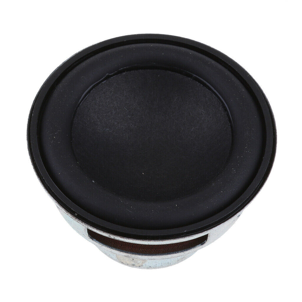 45mm 8W Full Range Audio Speaker Round Loudspeaker 18 Coil Rubber Edge New