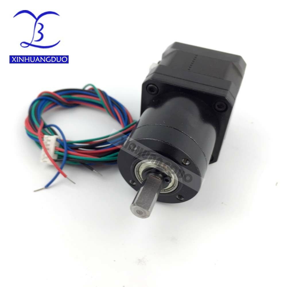 New Best Gear ratio 27:1 Planetary Gearbox , Nema 17 0.8A Geared Steepper motor