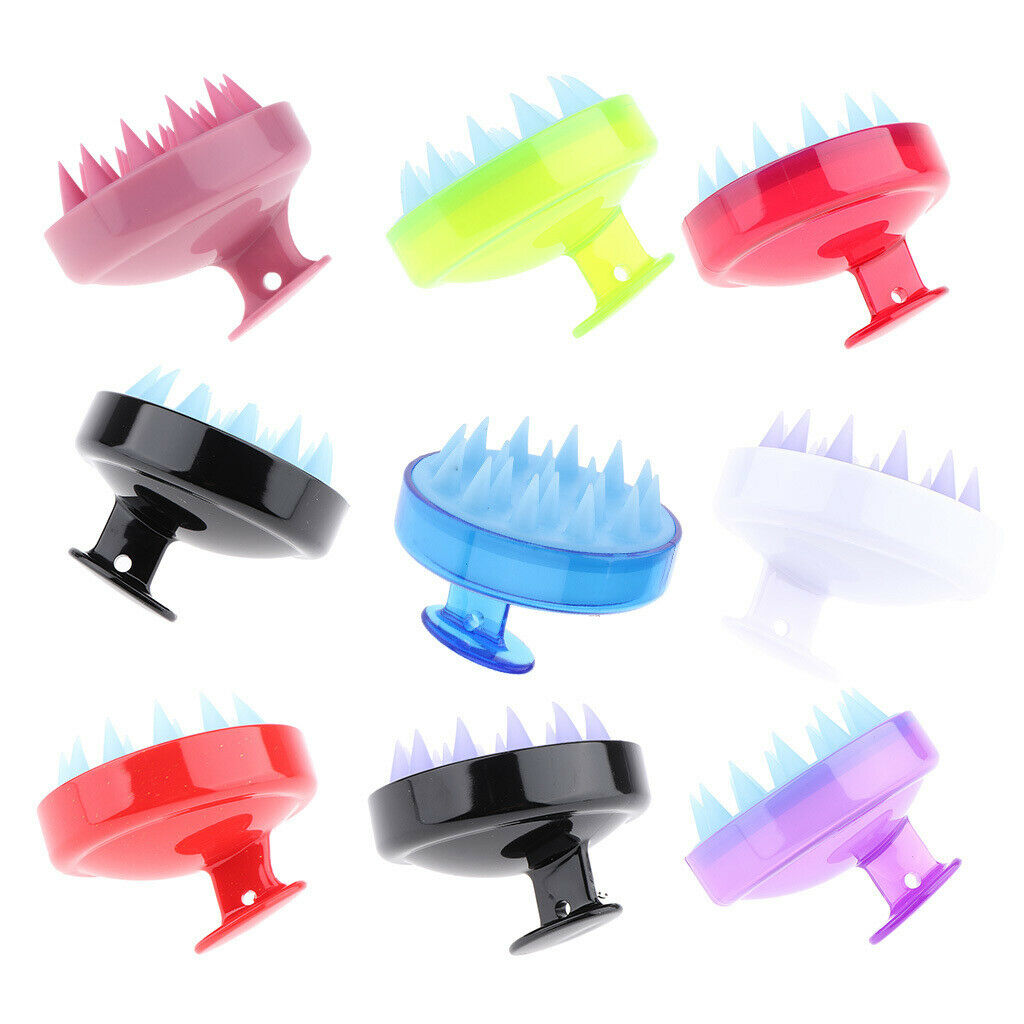 3Pcs Silicone Scalp Massage Shower Brush for Men Women Kids Relax The Head