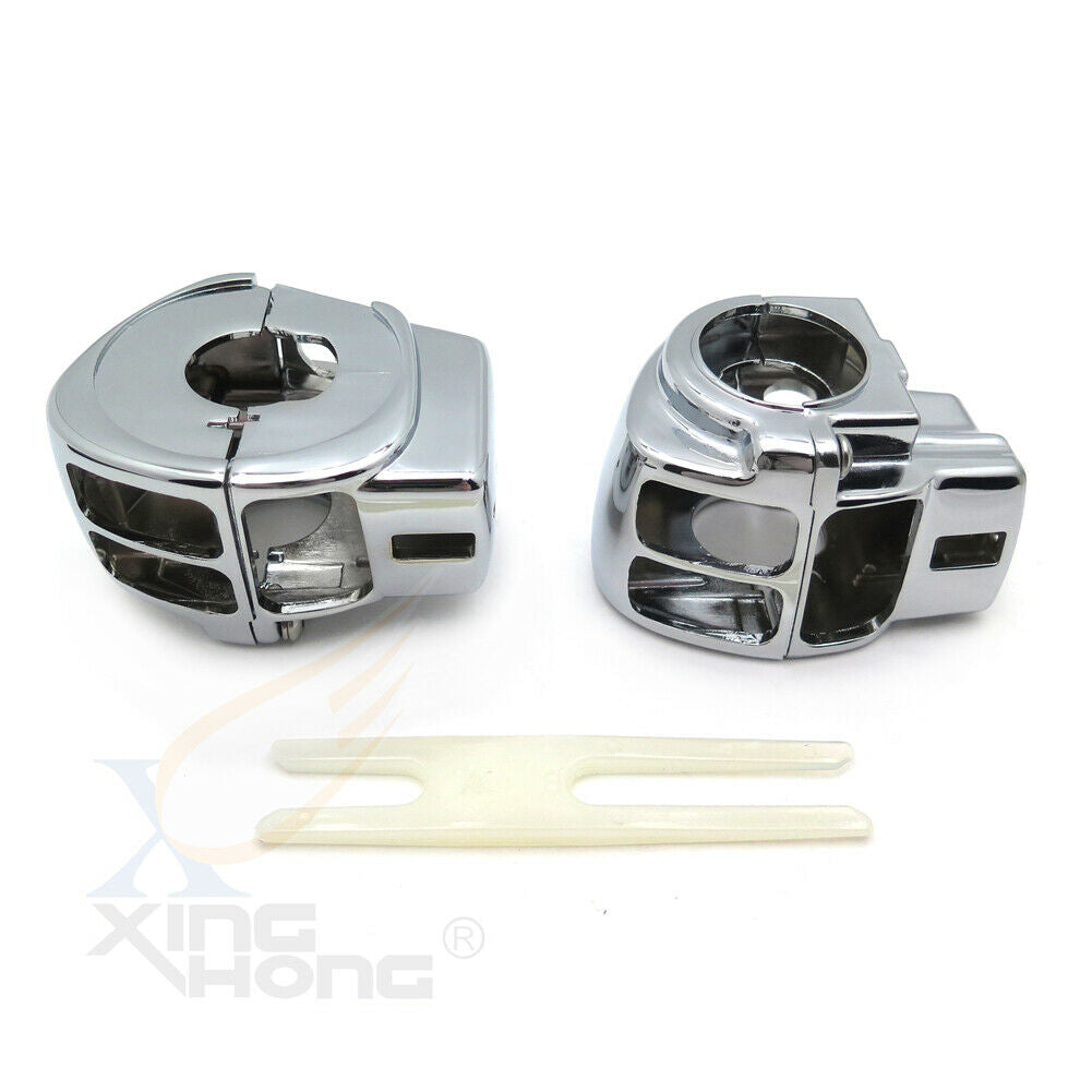 Chrome Switch Housing Cover For Road Electra Glide FLHTC FLHT FLHX FLTRX