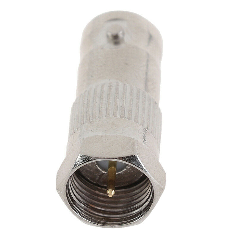1pcs BNC Female to F Type Male RF Coaxial Cable Connector Metal Adapt.l8