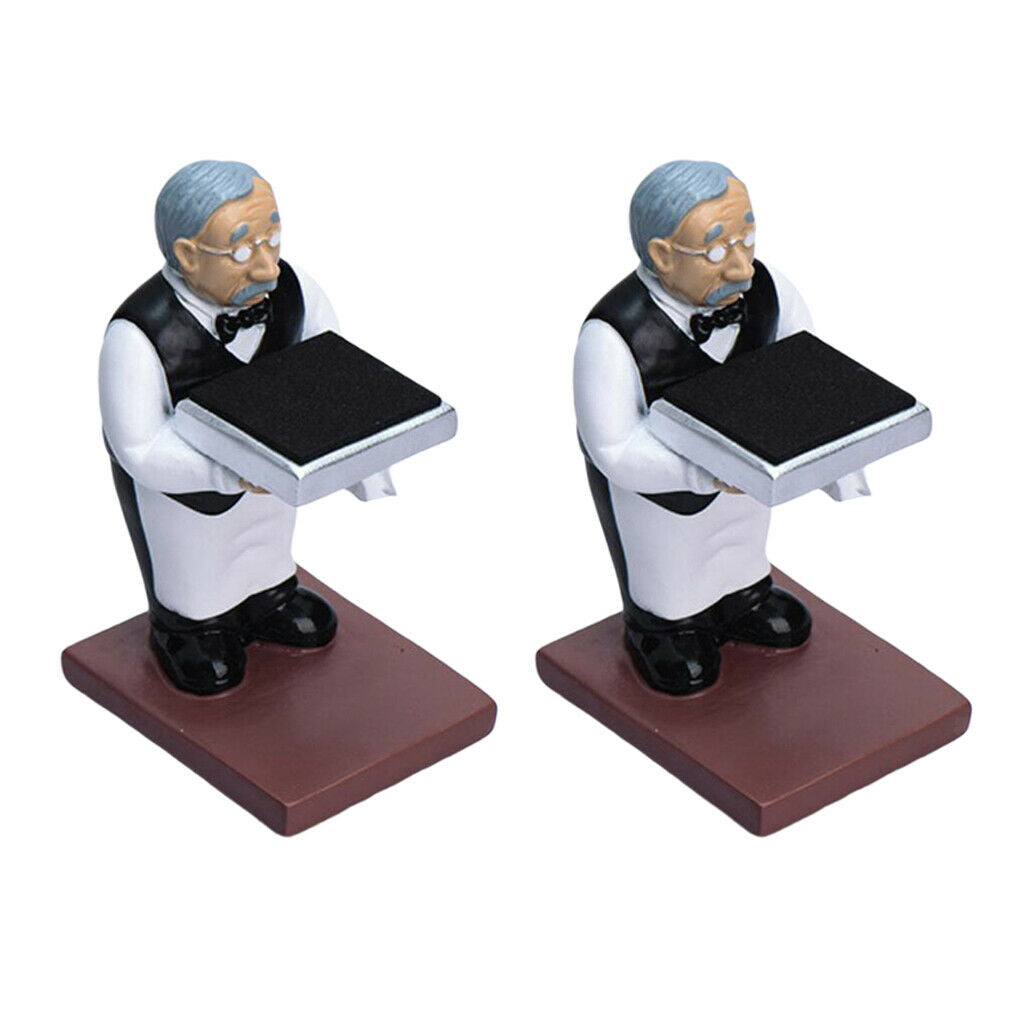 2Pieces Creative My Old Housekeeper Watch Stand Box Earrings Jewelry Gift