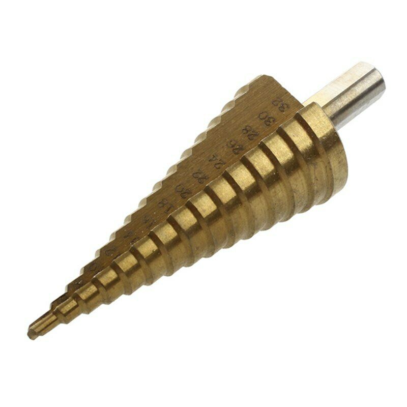 Set of 3 Drills Cutters Floors Conical HSS steel A9W7W7