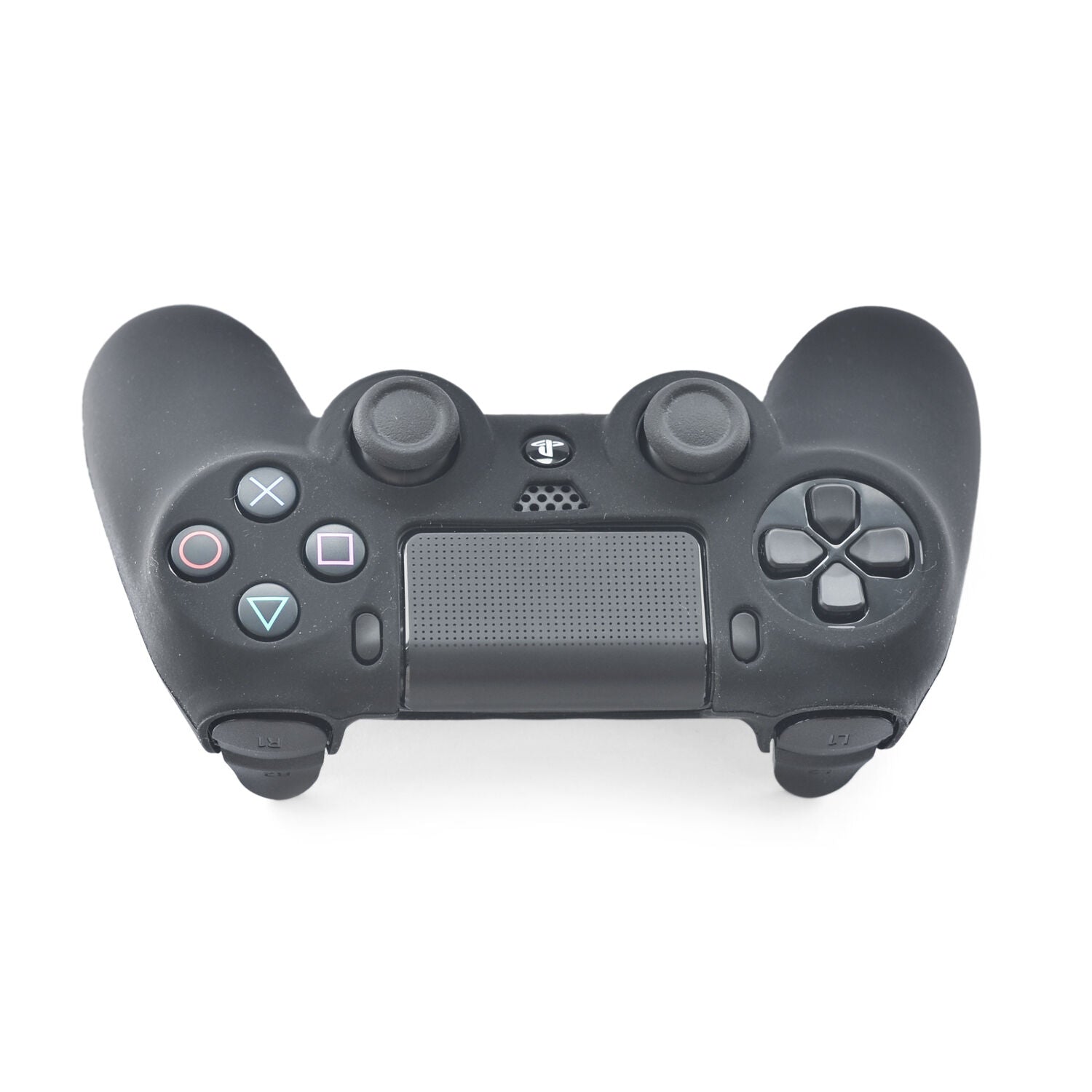 Silicone Rubber Soft Skin Gel Cover Case for Playstation 4 PS4 Controller black