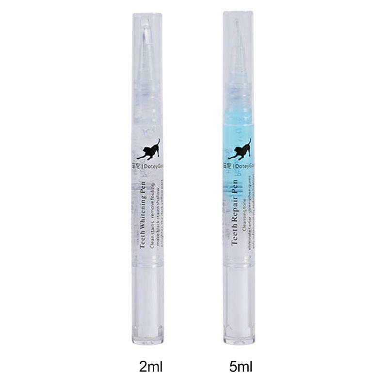 Pet Dog Cat Teeth Cleaning Kit for Dental Care Tartar Remover Pen Fresh Breath