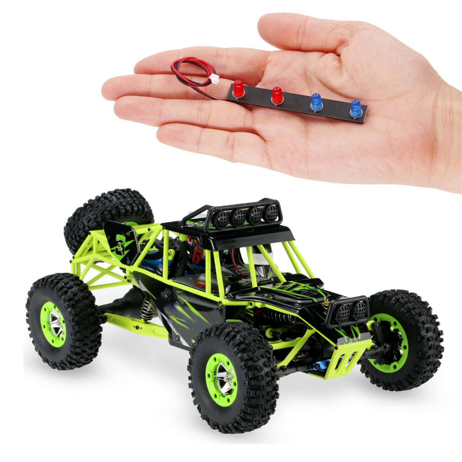RC LED Roof Light for WLtoys 12428 1:12 On-Road RC Car Accessory Spare Parts