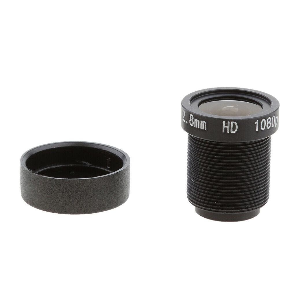 1/2.7'' M12 2.8mm Security Camera Lens Replacement 1080P 2MP 120 Degree Fixed