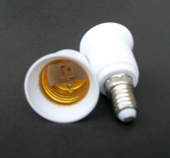 Popular 5X E14 to E27 Base LED Light Lamp Bulb Adapter Converter Screw So.l8