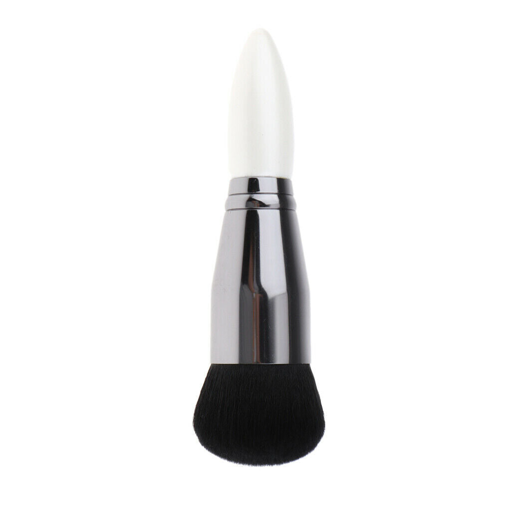 Mini Makeup Powder Brush Cosmetics Tools Multi Color Brush  White