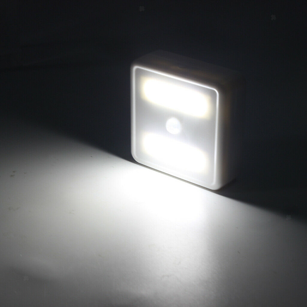 3V Battery Operated LED Light Motion Sensor Cabinet Night Light for Bathroom
