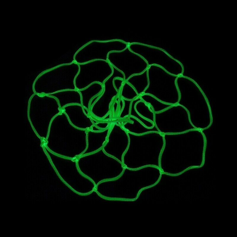 Outdoor Glow In The Dark Fluorescence Light Up Luminous Basketball Net Hoop