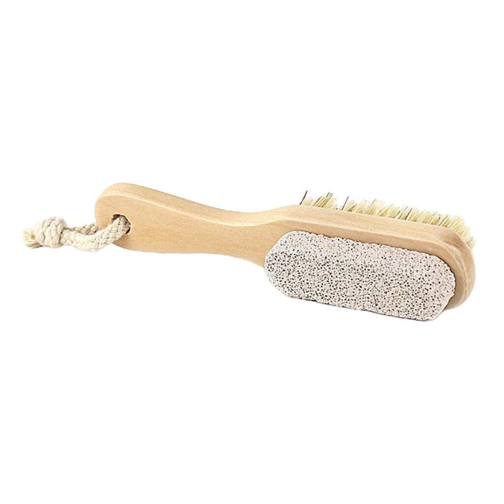 2 In 1 Bath Brush Bath Shower Body Brush  Scrubber Pumice Stone Body Massager