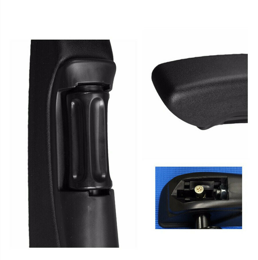 1 Set 120° Adjustable PU Foam Right Side Console Box Armrests For Car Truck Seat