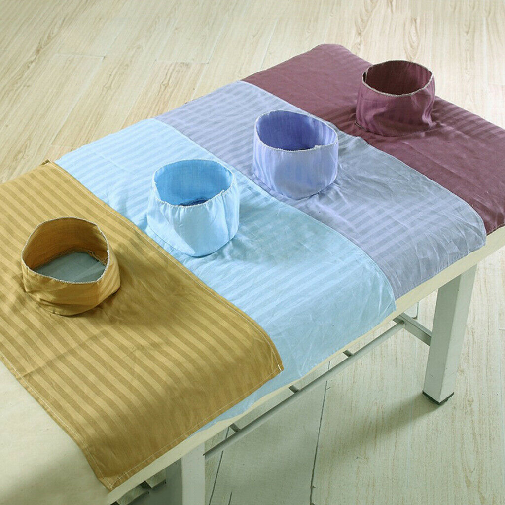 2pcs Durable Cotton Beauty Massage Bed Table Cover Sheet - 75x55cm
