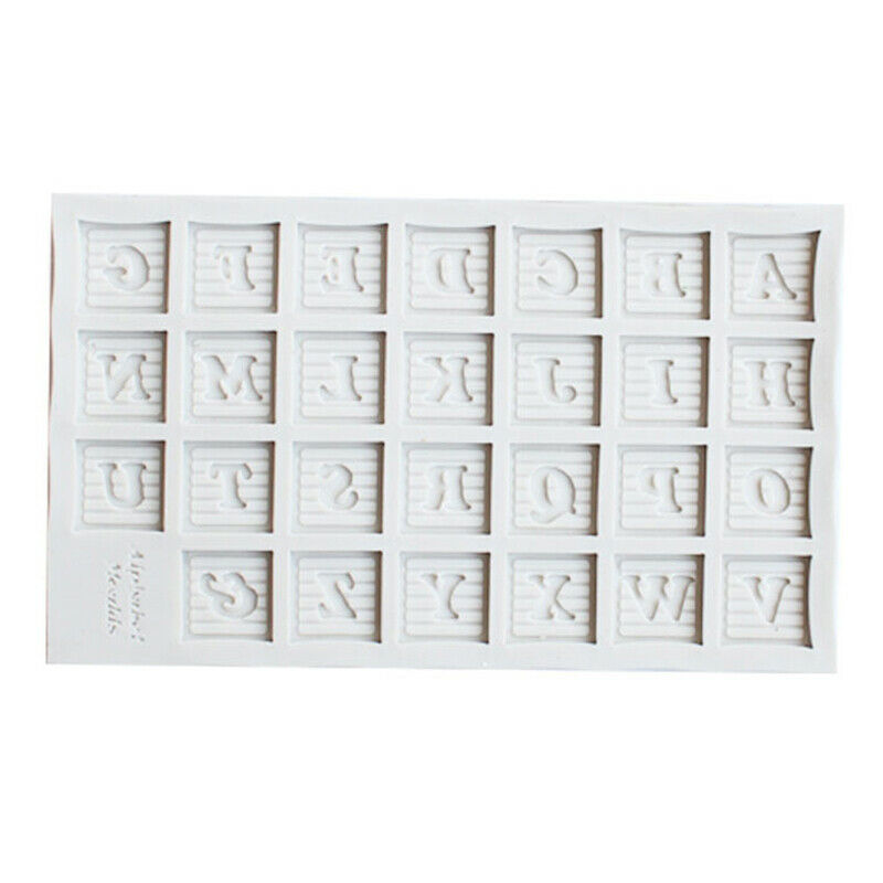 Bunting Alphanumeric Mould Silicone Mold Fondant Cake Tool Gumpaste Sugar.l8