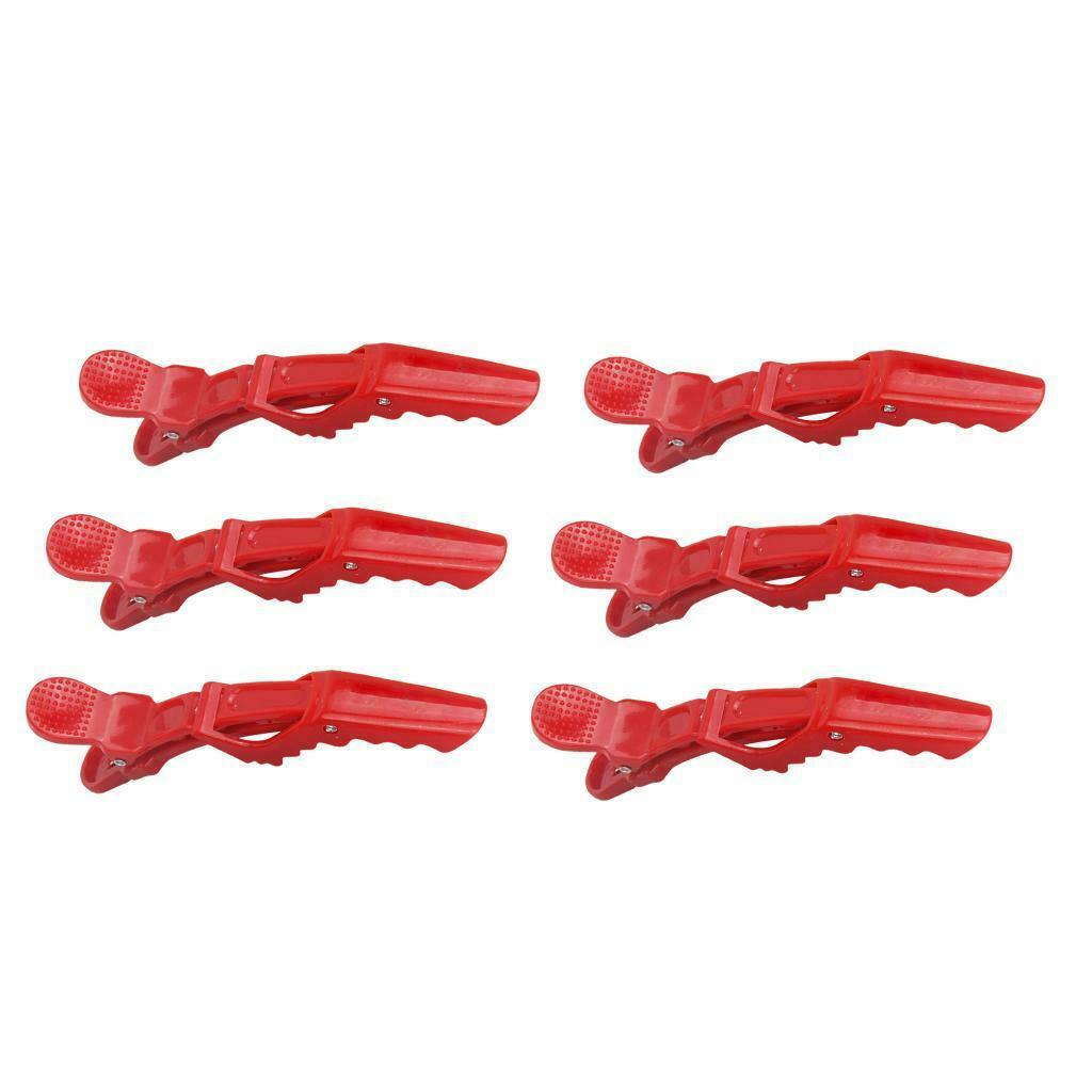 6PCS Professional Salon Styling Hair Clips Hair Styling Alligator Clips