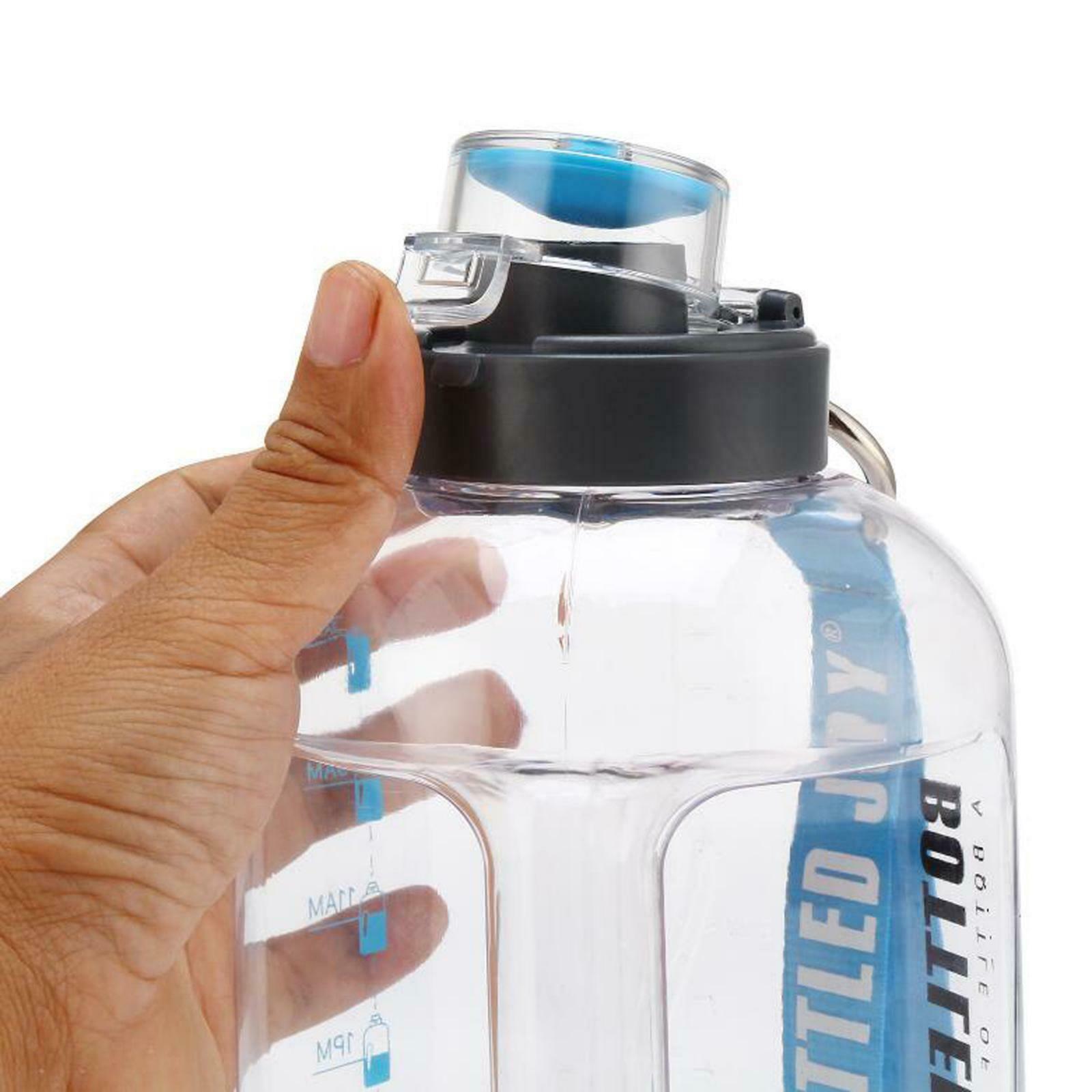 2X Large Water Bottle Transparent Drinking Water Kettle for Exercise Outdoor