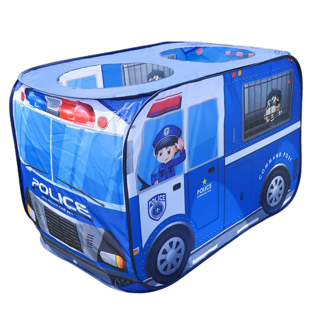 Collapsible Child Play Tent Large Space Police Car Tents Playground Toys