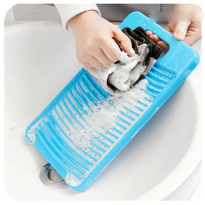 Plastic Washboard Washing Board Shirts Cleaning Laundry For Kid Clothes 28*15.W8