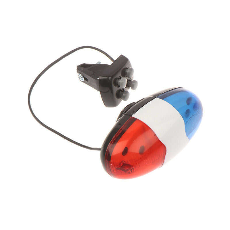 Bicycle Bell 6 LED 4 Tone Bicycle Horn Bike Call LED Motorcycle Police Li.l8