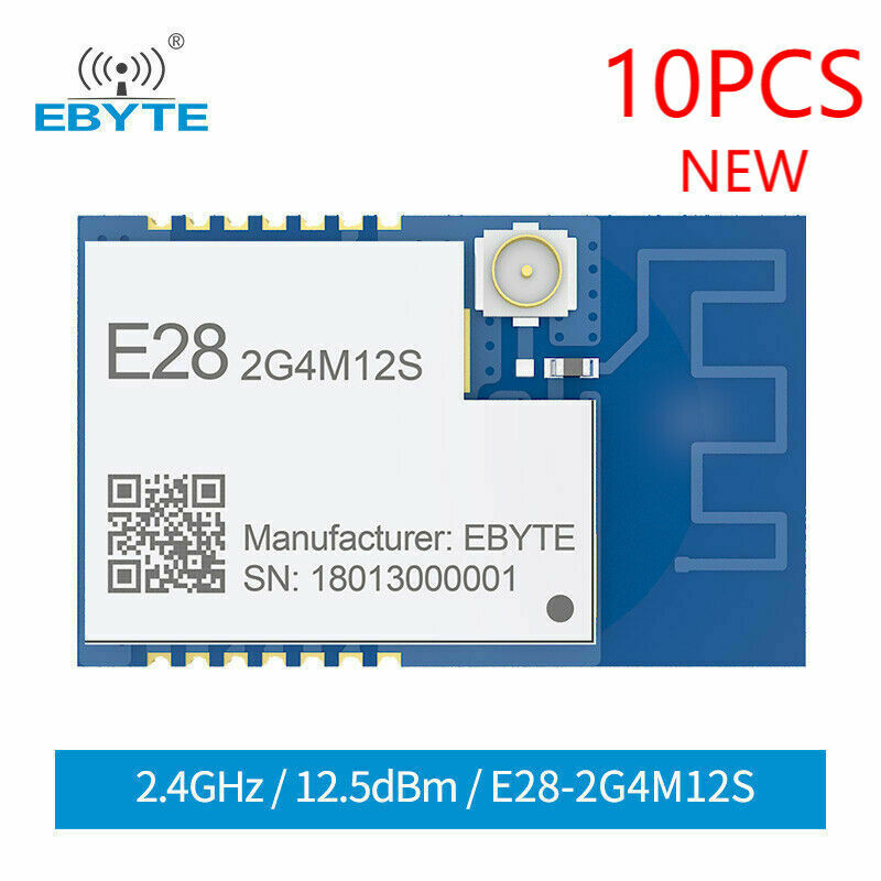 10X 2.4 GHz RoHS 2.0 SX1280 LoRa Bluetooth Wireless RF Transceiver Module SPI