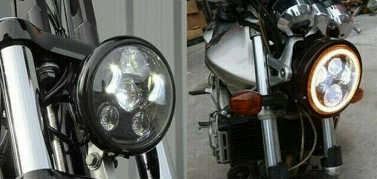 Universal Motorcycle LED Headlight Headlamp Mounting Bracket Housing Bucket 1pc