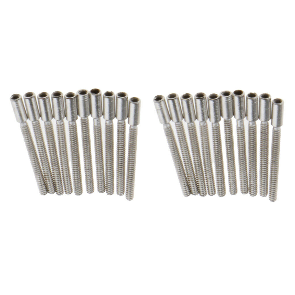 20x Metal Wristwatch Pocket Watch Stem Winding Extensions Bar Watch Repair
