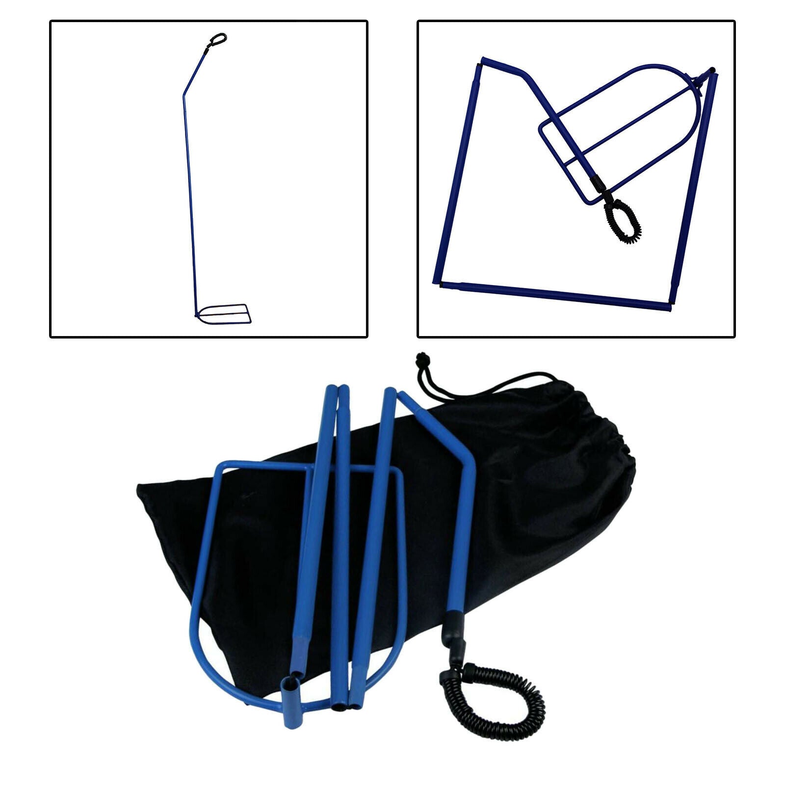 Adjustable Foldable Cpap Hose Holder Bed Sleep  Proof Wellness Blue