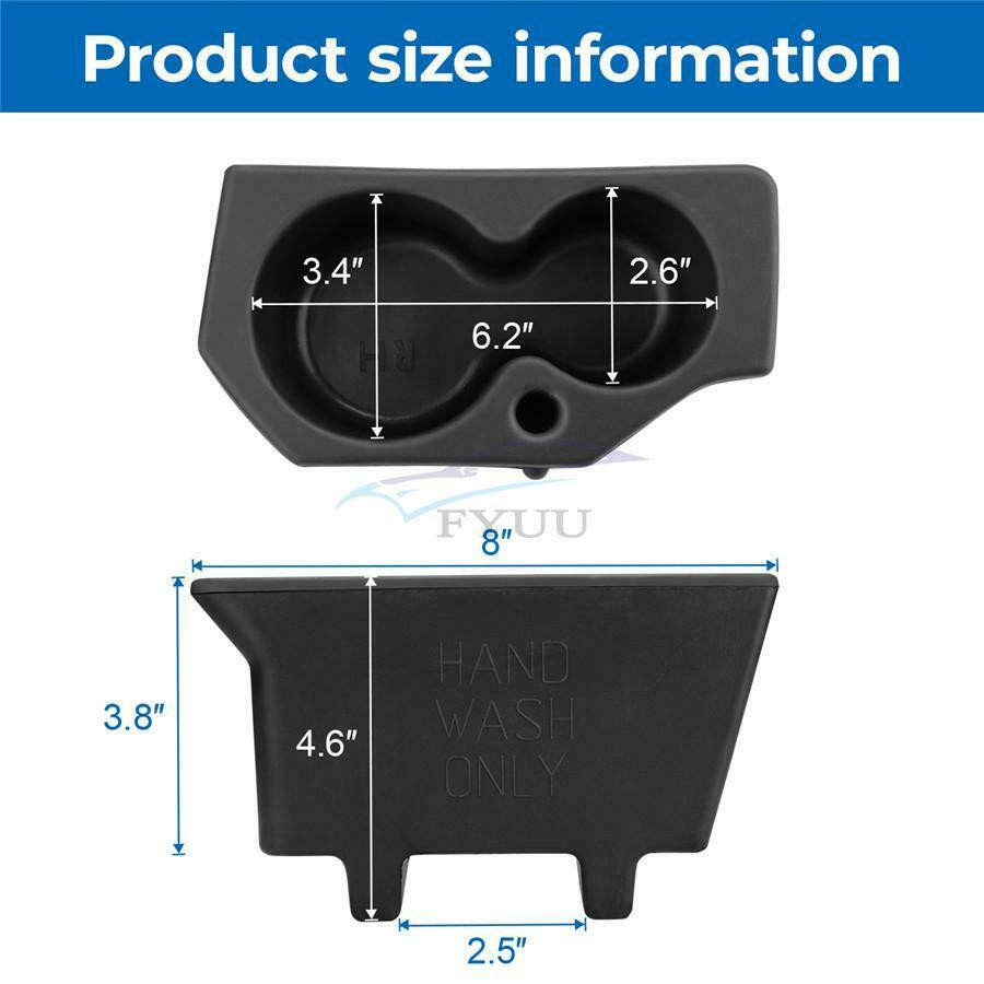 For Dodge Ram 1500 2500 2009-18 Car Door Cup Holder Storage Box （Left + Right）