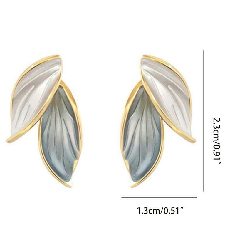 Women Girls Trendy Jewelry Ear Dangler Kit Lovely Sweet Leaf Ear Dangles Fashion