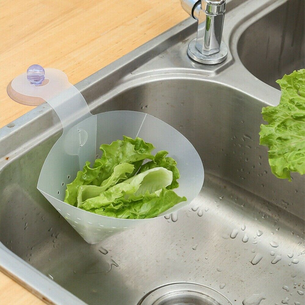 1PCS Kitchen Drain Sink Strainer Filter Food Catcher Anti-Blocking Foldable Tool