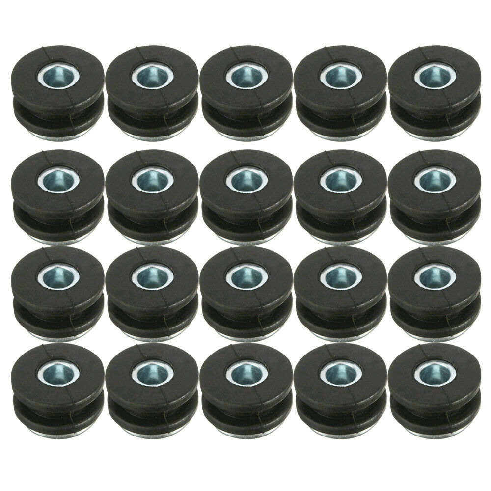 20x Motorcycle Rubber Grommets Bolt For  Yamaha for Suzuki Kawasaki Fairing