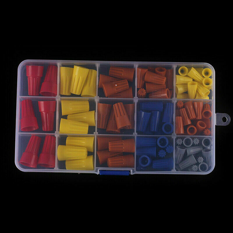 Wire Connector Twist 102pc Electrical Nut Spring Cap Assortment Set  NEW