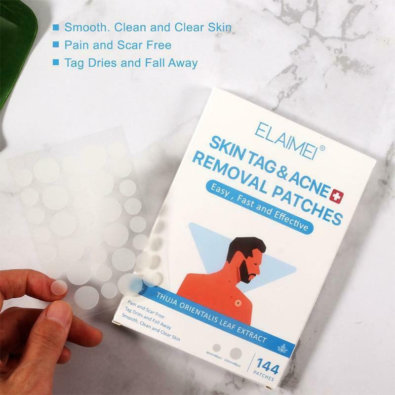 Skin Tag Remover Patches Repair Lotion Set Wart Remover Patches Fast Healing