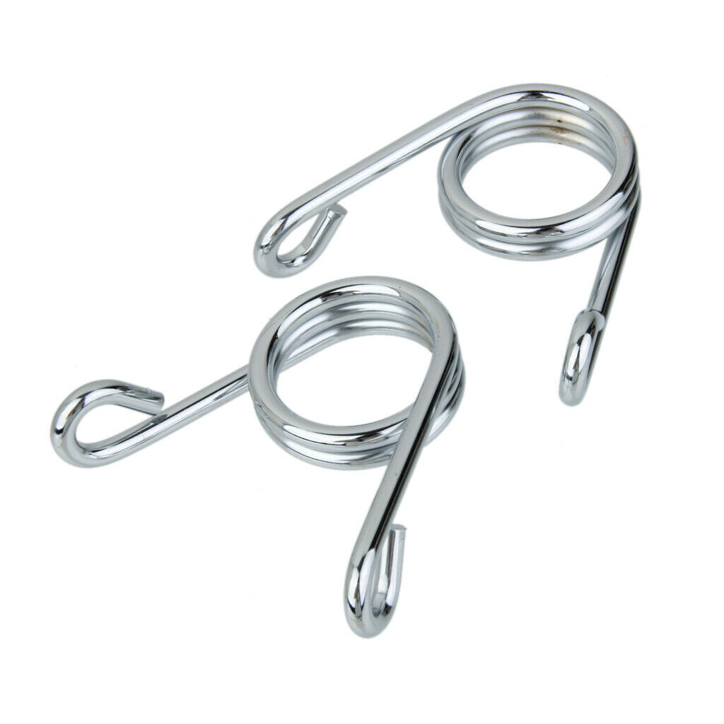 3" Chrome Steel Plated Solo Seat Springs for Chopper Bobber Motorcycle