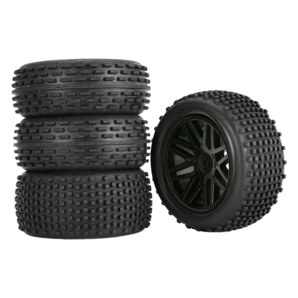 Wheel Rim Tires for WLtoys 1/10 144001 Scale Buggy RC Car Truck Assembly