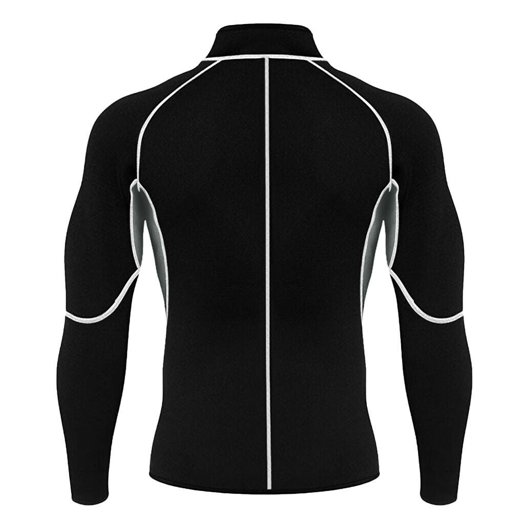 Men Long Sleeve Sporting Coat Compression Tight-fitting Long-sleeved Top XL