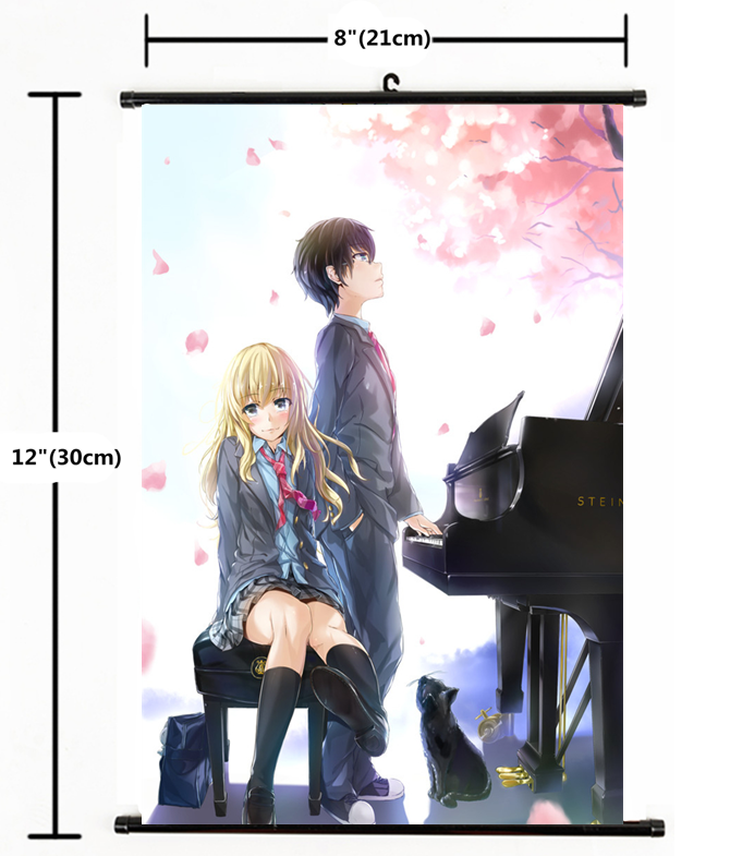 Shigatsu wa Kimi no Uso Your Lie in April Anime Wall Scroll Poster 1697
