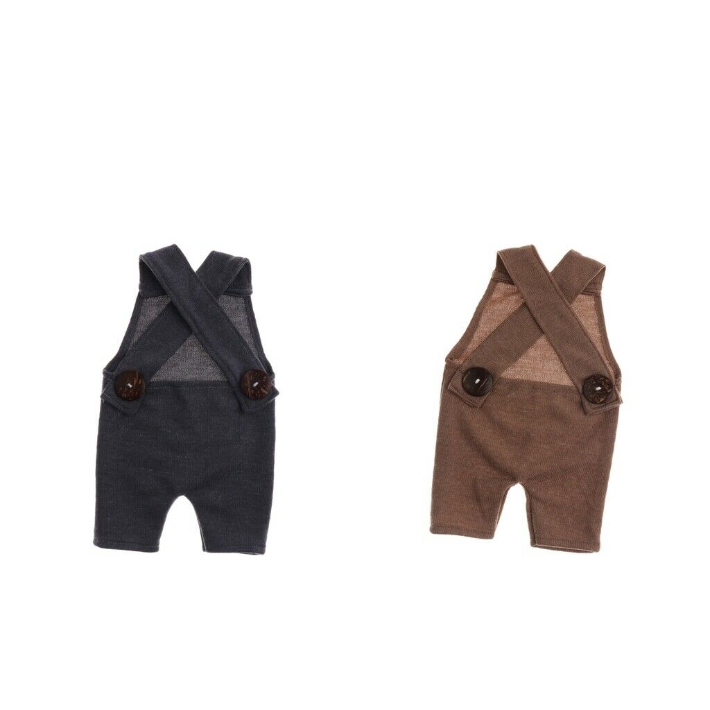 2Pcs Unisex Newborn Baby Girl Boy Outfits Photography Props Rompers
