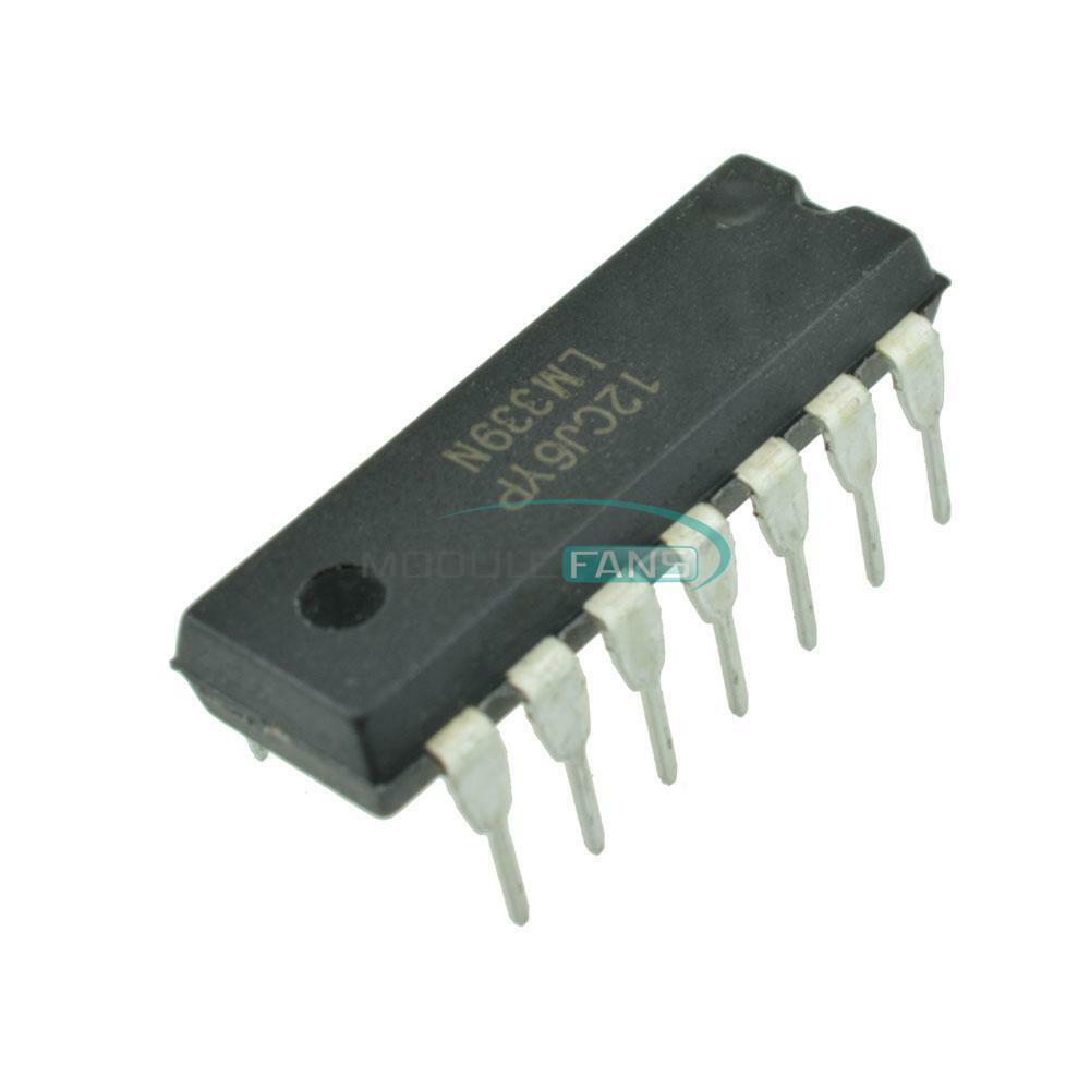 20PCS IC LM339N LM339 DIP LOW POWER Quad Voltage Comparator