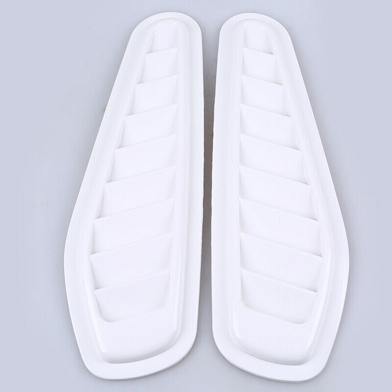 Pair Universal Car SUV Decoration Air Intake Vent Grill Cover Hood Trim