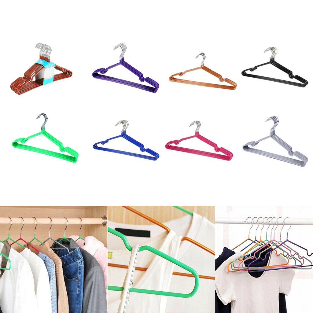 10x Cloth Rack Drying Rack Children Cloth Hanger Heavy-duty for Dry Cloth