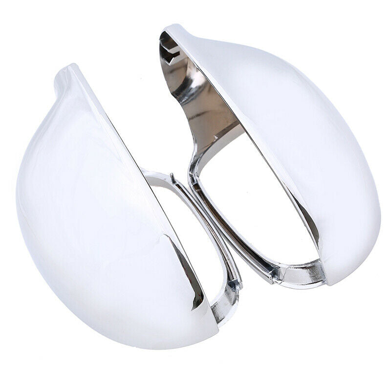 Pair Front Door Side Rearview Mirror Covers Cap Fits VW Jetta Variant 2008-2009