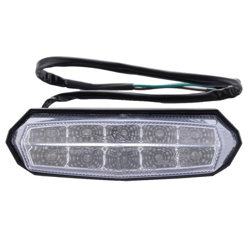 Universal 12V RED 10LED Motorcycle ATV Dirt Bike Brake Stop Running Tail Light