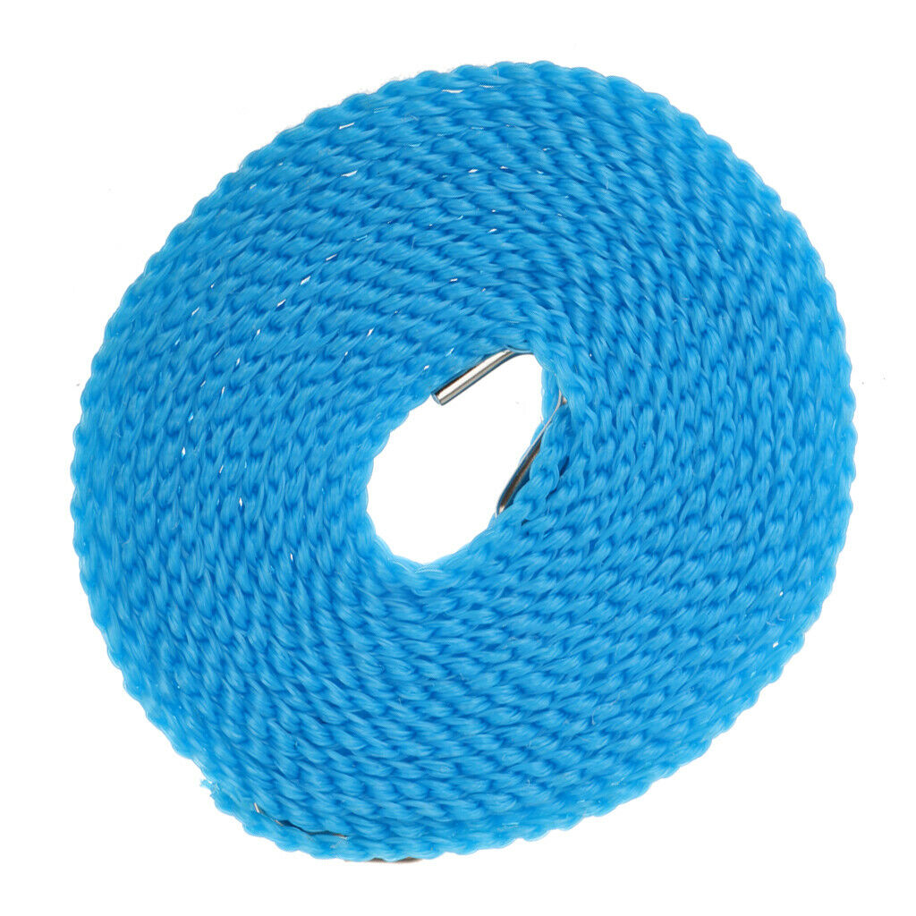 2 Pieces 16FT Travel Clothesline, Portable Windproof Anti-slip Clothes Line Rope