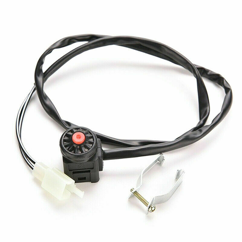 7/8" Motorcycle Kill Switch Red Push Button Horn Starter 22mm ATV Dual Sport
