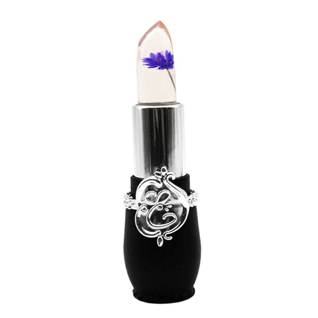 Jelly Flower Lipstick Lasting Temperature Changing Lip Balm Purple Green