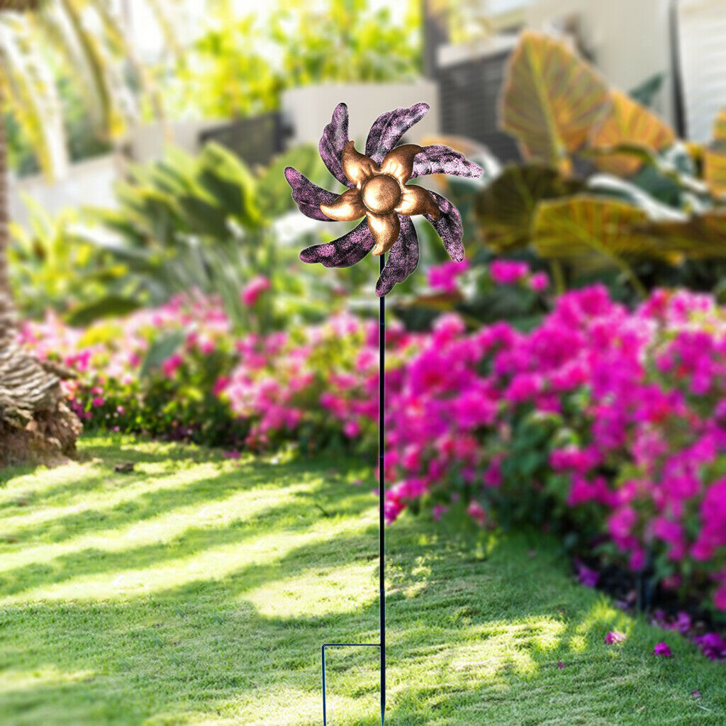 Creative Windmill Spinners Garden Pinwheels Flower Bed Wind Spinner Decor
