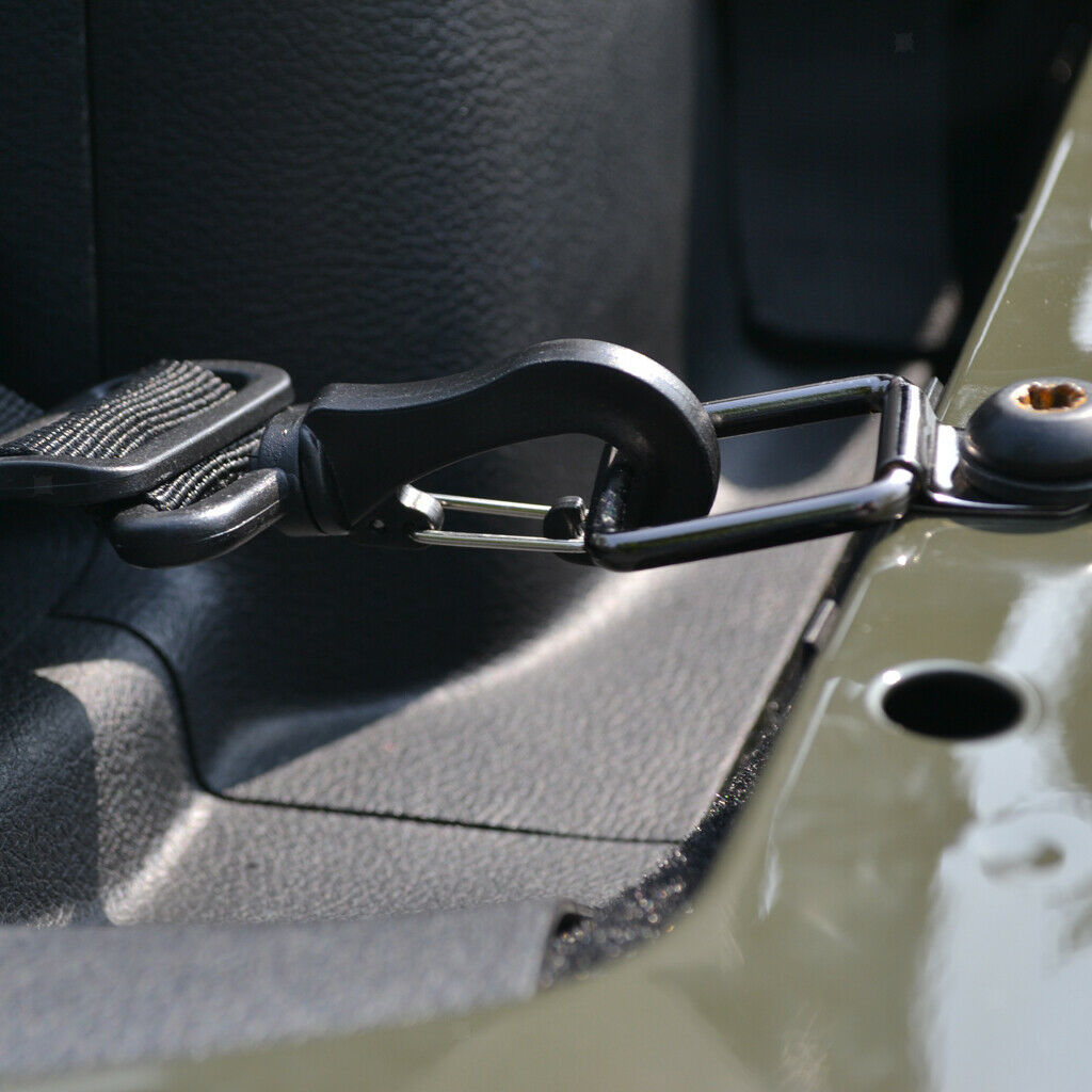 12 pcs Tie-down D-ring Cargo per Set For Jeep Wrangler Trunk Cargo Net Cover